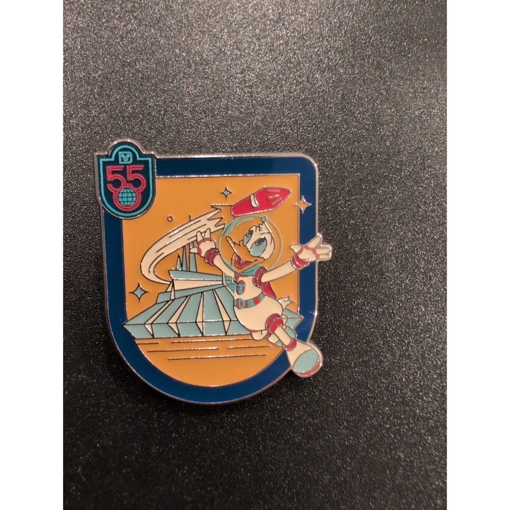 Walt Disney World 55th Anniversary Mystery Pin Donald Space Mountain 2026 Pin